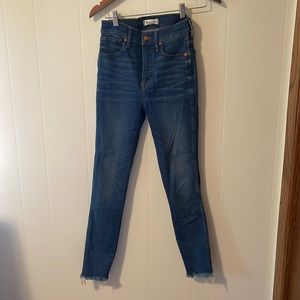 Madewell 10” high rise skinny Jean